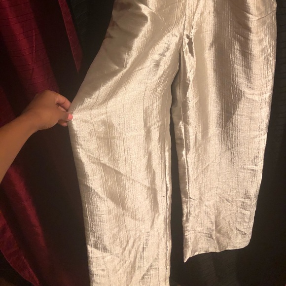 TopShop Silver Jumpsuit - Picture 3 of 4